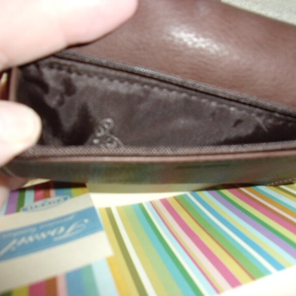 E-152 NIB FOSSIL WOMENS ESP POP STITCH TRIFOLD WALLET - Picture 10 of 12